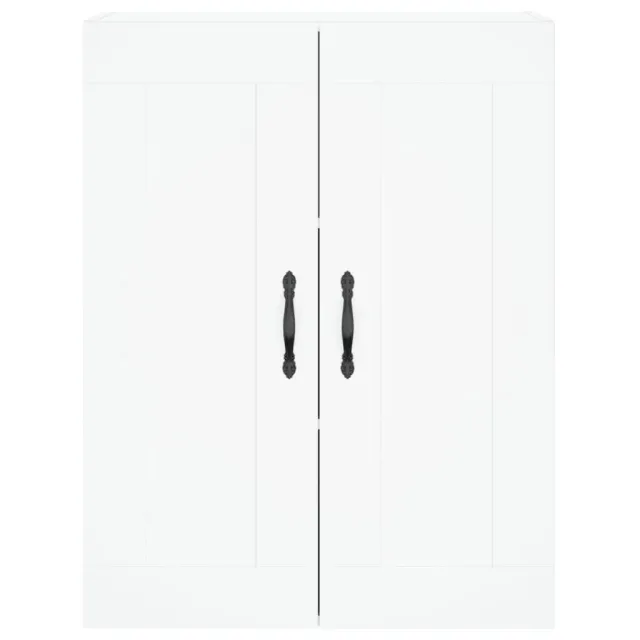 Buffet haut Blanc 69,5x34x180 cm Bois d'ingénierie