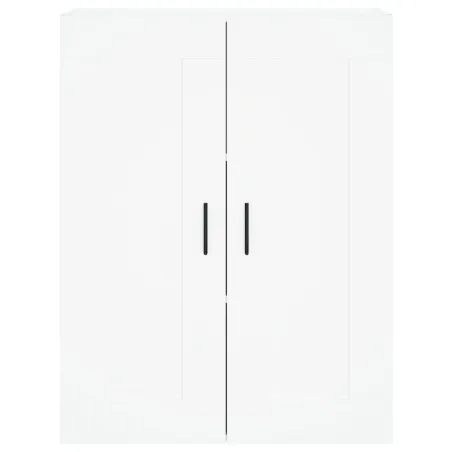 Buffet haut Blanc 69,5x34x180 cm Bois d'ingénierie