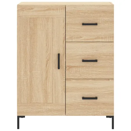 Buffet haut Chêne sonoma 69,5x34x180 cm Bois d'ingénierie