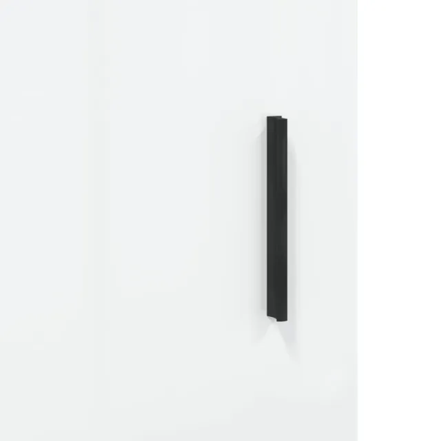 Buffet haut Blanc 34,5x34x180 cm Bois d'ingénierie