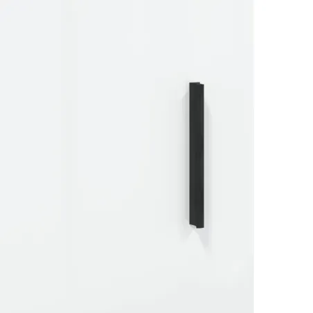 Buffet haut Blanc 34,5x34x180 cm Bois d'ingénierie