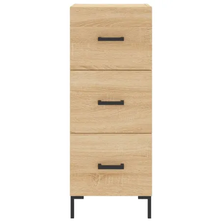 Buffet haut Chêne sonoma 34,5x34x180 cm Bois d'ingénierie