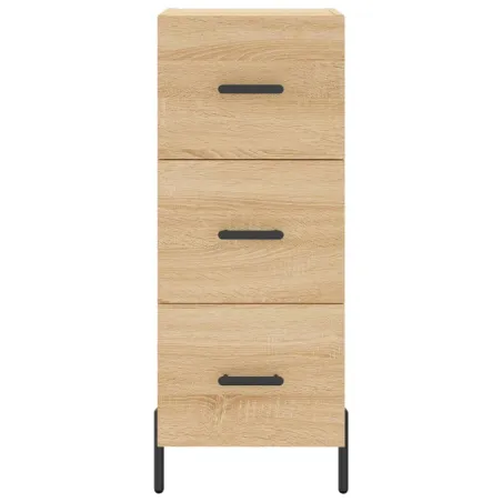 Buffet haut Chêne sonoma 34,5x34x180 cm Bois d'ingénierie