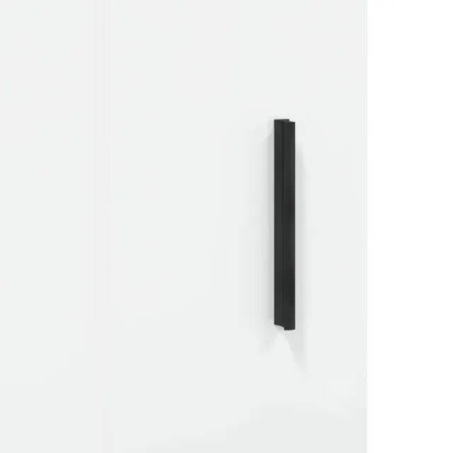 Buffet haut Blanc 34,5x34x180 cm Bois d'ingénierie