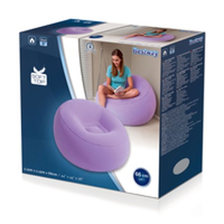 Bestway Fauteuil Gonflable Géant Fashion Couleur Assortie 112x112x66
