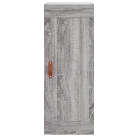Buffet haut Sonoma gris 34,5x34x180 cm Bois d'ingénierie