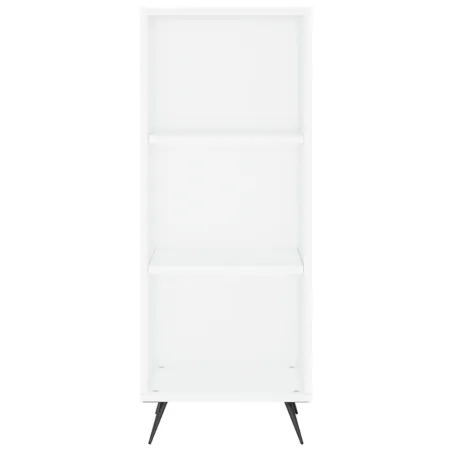 Buffet haut Blanc 34,5x34x180 cm Bois d'ingénierie