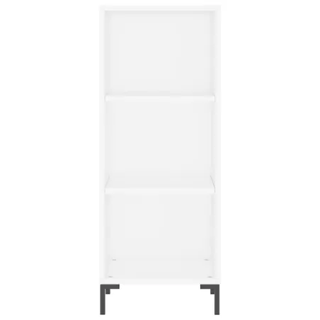 Buffet haut Blanc 34,5x34x180 cm Bois d'ingénierie