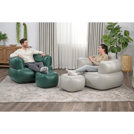Bestway Sillon Gonfiabile con Reposapiedi Colore Assortito 107x99x80/4