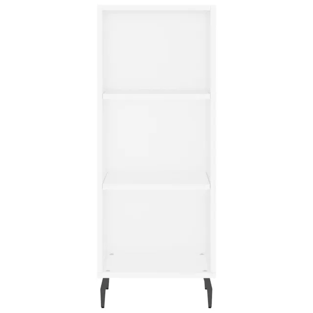 Buffet haut Blanc 34,5x34x180 cm Bois d'ingénierie