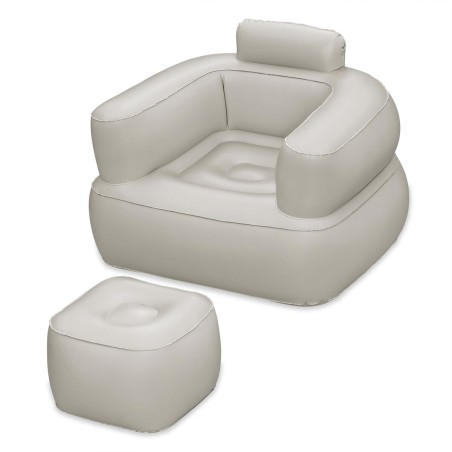 Bestway Sillon Gonfiabile con Reposapiedi Colore Assortito 107x99x80/4