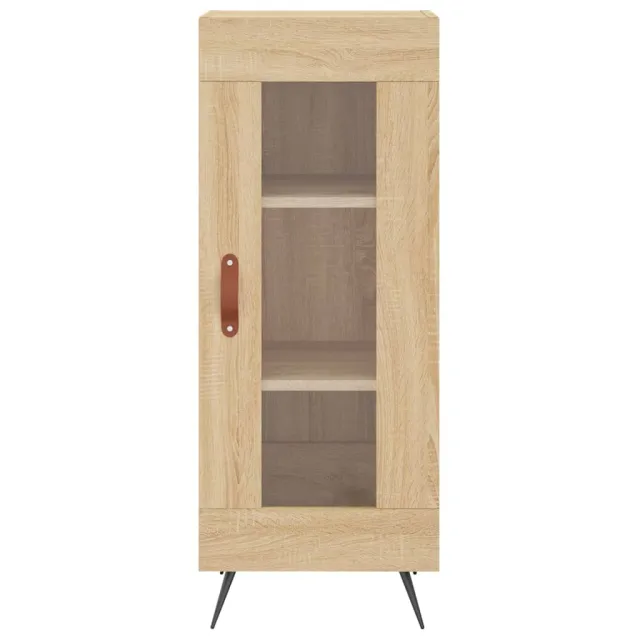 Buffet haut Chêne sonoma 34,5x34x180 cm Bois d'ingénierie