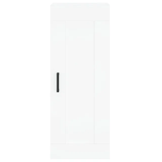 Buffet haut Blanc 34,5x34x180 cm Bois d'ingénierie