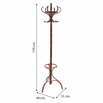 Hat stand Alexandra House Living Brown 44 x 179 x 31 cm 2