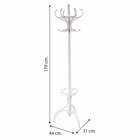 Attaccapanni da Terra Alexandra House Living Bianco 44 x 179 x 31 cm