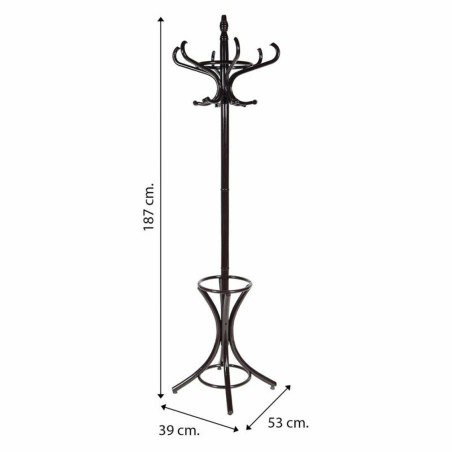 Perchero de Pie Alexandra House Living Nuez moscada 39 x 187 x 53 cm