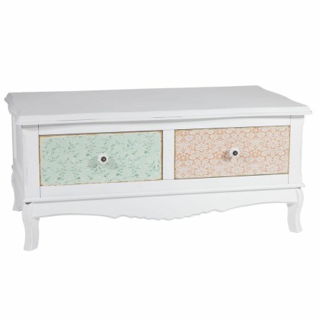 Gemakkelijk verplaatsbare meubels Alexandra House Living Wit 52 x 41 x