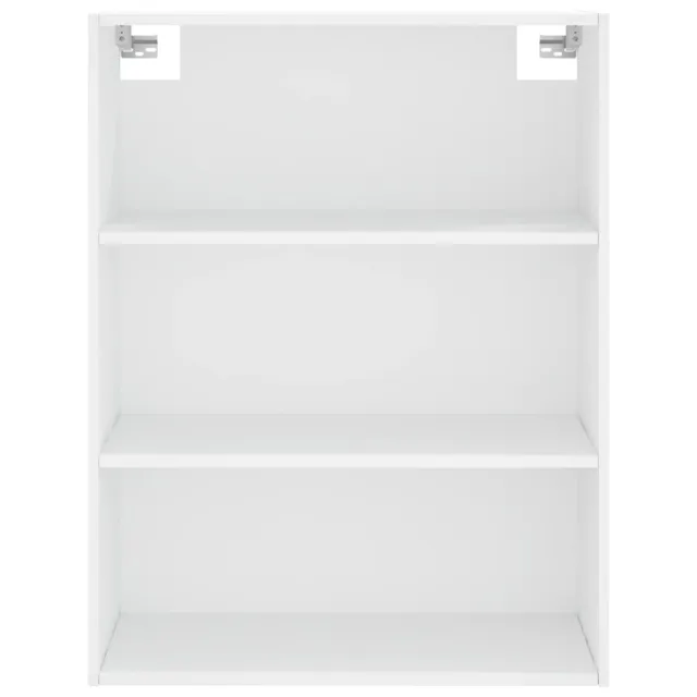 Buffet haut Blanc 69,5x34x180 cm Bois d'ingénierie