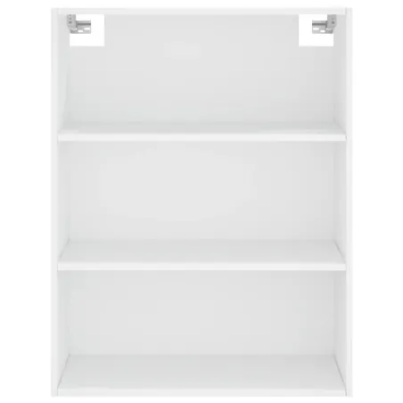 Buffet haut Blanc 69,5x34x180 cm Bois d'ingénierie