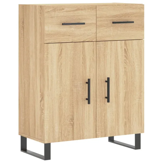 Buffet haut Chêne sonoma 69,5x34x180 cm Bois d'ingénierie