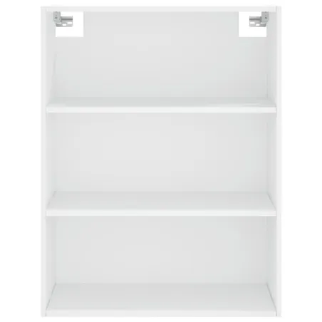 Buffet haut Blanc 69,5x34x180 cm Bois d'ingénierie