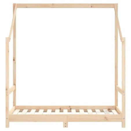 Cadre de lit pour enfant 2x(70x140) cm bois de pin massif