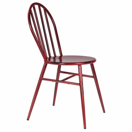 Keukenstoel Alexandra House Living Vintage Rood 52 x 86 x 42 cm