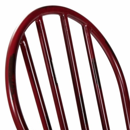 Sedia da Sala da Pranzo Alexandra House Living Vintage Rosso 52 x 86 x