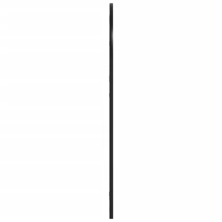 Miroir mural noir 60x90 cm arche fer