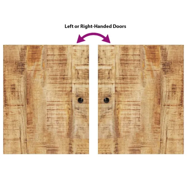 Ensemble de meubles de salle de bain 5 pcs bois manguier massif