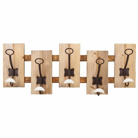 Perchero de Pared Alexandra House Living Natural Madera de abeto 10 x