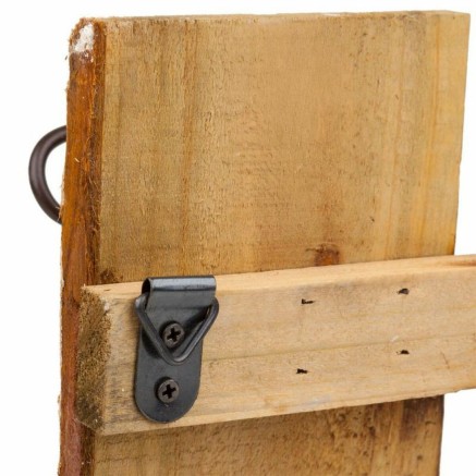 Perchero de Pared Alexandra House Living Natural Madera de abeto 10 x 2