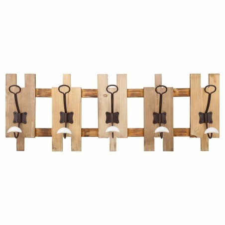 Perchero de Pared Alexandra House Living Natural Madera de abeto 10 x