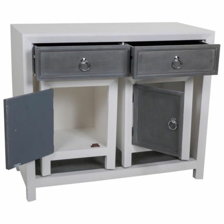 Meuble d'Entrée Alexandra House Living Blanc Gris 40 x 76 x 90 cm 3 P
