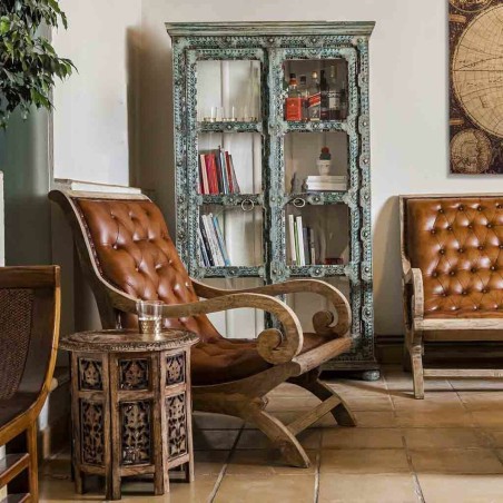 Stand Espositore Alexandra House Living Legno di mango 43 x 180 x 106