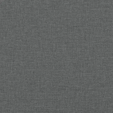 Canapé 2 places avec oreillers gris foncé 120 cm tissu
