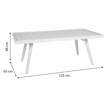 Side table Alexandra House Living White 65 x 48 x 125 cm