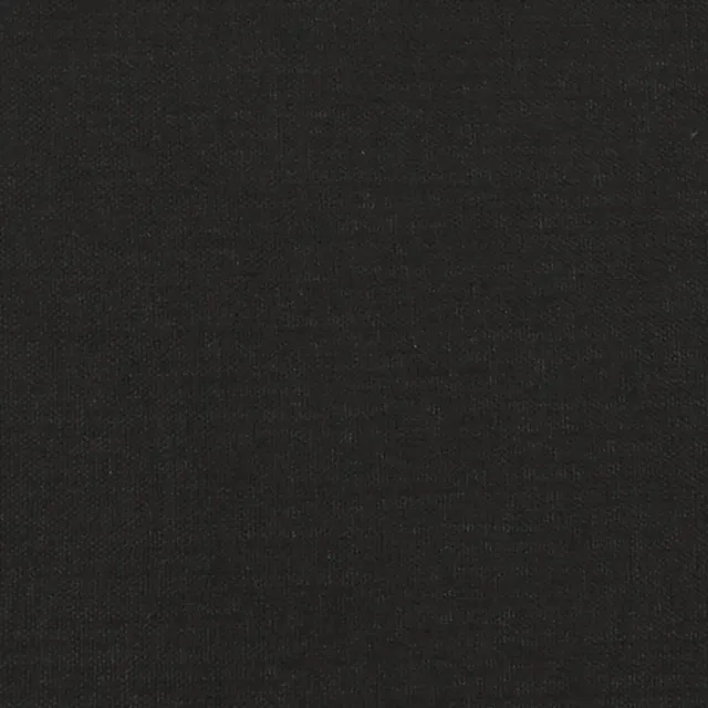 Canapé 2 places avec oreillers décoratifs noir 140 cm tissu