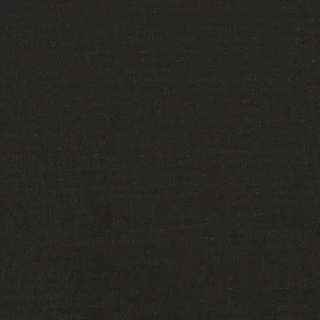 Canapé 2 places avec oreillers décoratifs noir 140 cm tissu