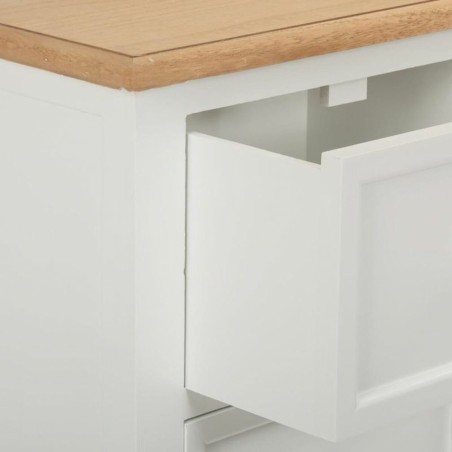 Caisson à Tiroirs Alexandra House Living Blanc Naturel Bois de paulow