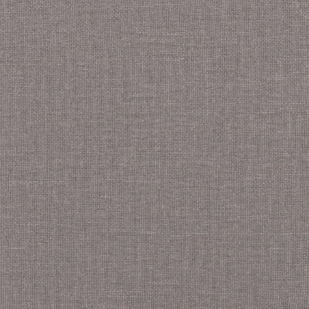 Canapé 3 places avec oreillers décoratifs taupe 180 cm tissu