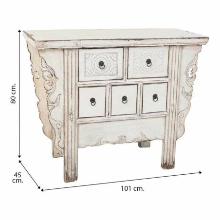 Hall Alexandra House Living White 45 x 80 x 101 cm