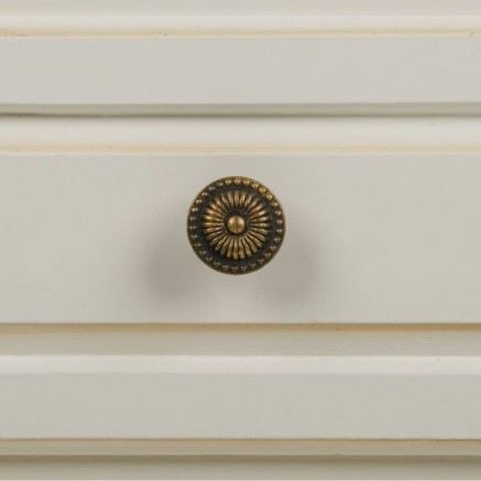 Nightstand Alexandra House Living White Natural 33 x 53 x 37 cm 2