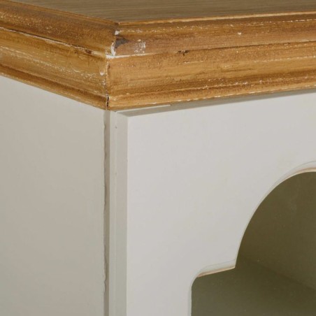 Schrank Alexandra House Living Weiß natürlich Kiefernholz Holz MDF 2