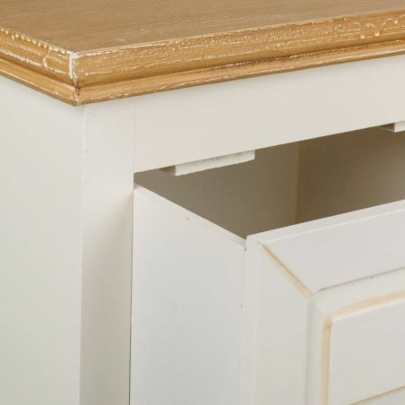 Anrichte Alexandra House Living Weiß natürlich Kiefernholz Holz MDF