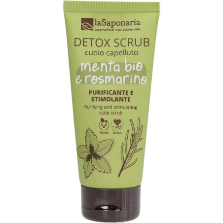 Esfoliante Purificante La Saponaria Detox - Menta e Rosmarino 100 ml