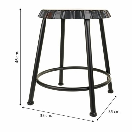 Tabouret Alexandra House Living Métal Fer 35 x 46 x 35 cm 2