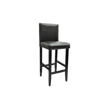 Set de 1 table de bar et 4 tabourets noir