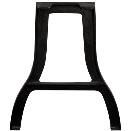 Pied de table de salle à manger 2 pcs Cadre en A Fonte