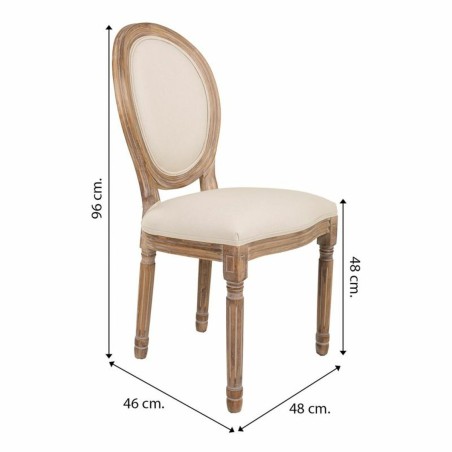 Keukenstoel Alexandra House Living Beige 46 x 96 x 48 cm